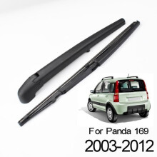 2 stuks achterruitenwisserbladen en -armen voor Fiat Panda 169 Hatchback Box 2003 2004 2005 2006 2007