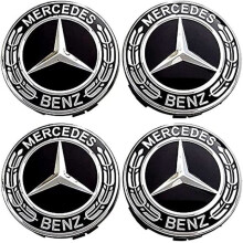 4 stuks auto-naafdoppen, voor Mercedes Benz wielnaafdoppen badge decoratie accessoires [72]