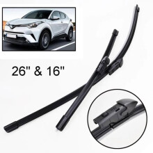Set van 2 ruitenwisserbladen voor Toyota C-HR - CHR 2016 2017 2018 2019 2020 2021 2022 2023