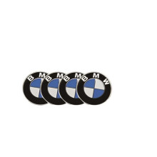 68mm BMW embleem Wielnaaf velg embleem blauw wit velg embleem 4 stuks