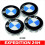 4x Logo 68mm BMW Blu Coprimozzo Ruota Centro Emblema 2