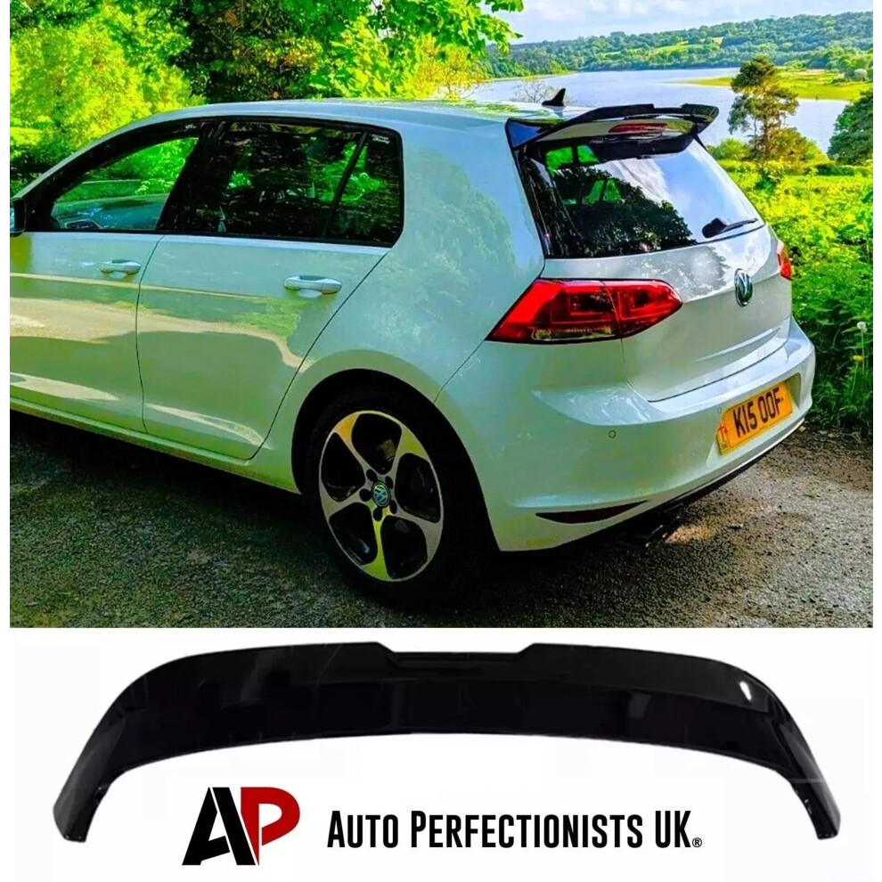 For Vw Golf Mk7 Mk7.5 Tsi Tdi Rear Roof Spoiler Boot Wing Lip Body Kit 5061072660252
