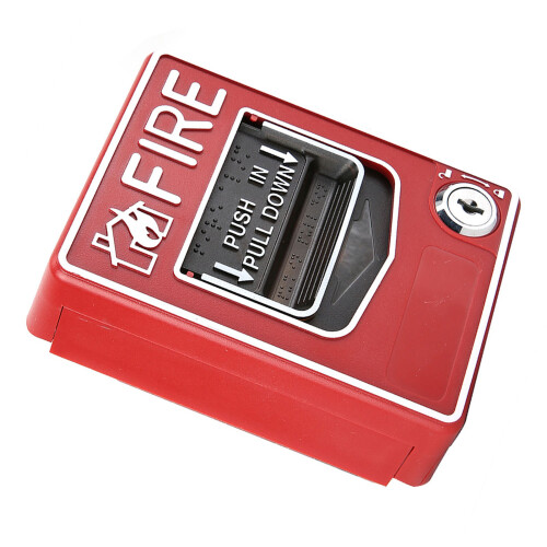 9-28VDC Manual Multiple Wire System Safety Fire Pull Station Alarm Button Call Point Safety