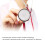 Professional Single Head Stethoscope Aluminium Alloy Heart Lung Detection Echoscope (Red) 1