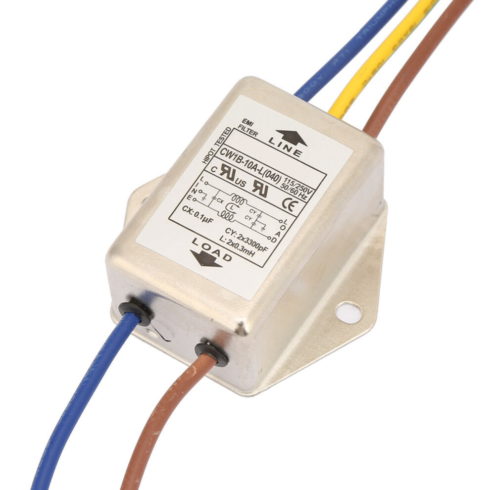 Cw1bâ10A L(040)Single Phase Filter Emi Power Filter 125/250V 8281325111332