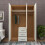 Assembled 3 Door Wardrobe Set, Chest Drawer 2