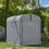 SoBuy Υπαίθριο Γκαράζ KLS11-DG Γκρι 120x176x163 cm 3