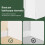 Mesa de Cabeceira SoBuy 20cm com Gaveta Ondulada Branco/Madeira 6