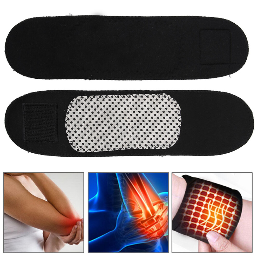 1 Pair Magnetic Self Heating Wristband Sports Unisex Wrist Brace Support Protector