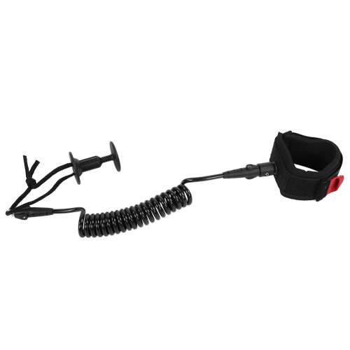 Bodyboard Coiled Wrist Leash Board Surfing Accessories 5.5MM/5ft Black 2
