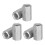 10pcs Long Rod Nut Hex Hexagonal Sleeve Nut Standoff Threaded Fasteners (M6 * 25) 1