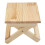 Foldable Solid Wood Small Square Bench Rural Styles Bench Ergonomic Design Fine Workmanship 9