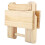 Foldable Solid Wood Small Square Bench Rural Styles Bench Ergonomic Design Fine Workmanship 11