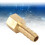 Scuba Diving Regulator Hose Adapter Connector 3.5cm Length Thickened Copper Hose Barb Fitting 4