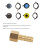 Scuba Diving Regulator Hose Adapter Connector 3.5cm Length Thickened Copper Hose Barb Fitting 7