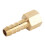 Scuba Diving Regulator Hose Adapter Connector 3.5cm Length Thickened Copper Hose Barb Fitting 16