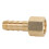 Scuba Diving Regulator Hose Adapter Connector 3.5cm Length Thickened Copper Hose Barb Fitting 1