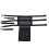 Universal Treestand Seating Mesh Fabric 3 Adjustable Locking Buckles Tree Stand Seating Replacement with Storage Pouch Black 3