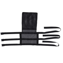 Universal Treestand Seating Mesh Fabric 3 Adjustable Locking Buckles Tree Stand Seating Replacement with Storage Pouch Black