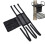 Universal Treestand Seating Mesh Fabric 3 Adjustable Locking Buckles Tree Stand Seating Replacement with Storage Pouch Black 15