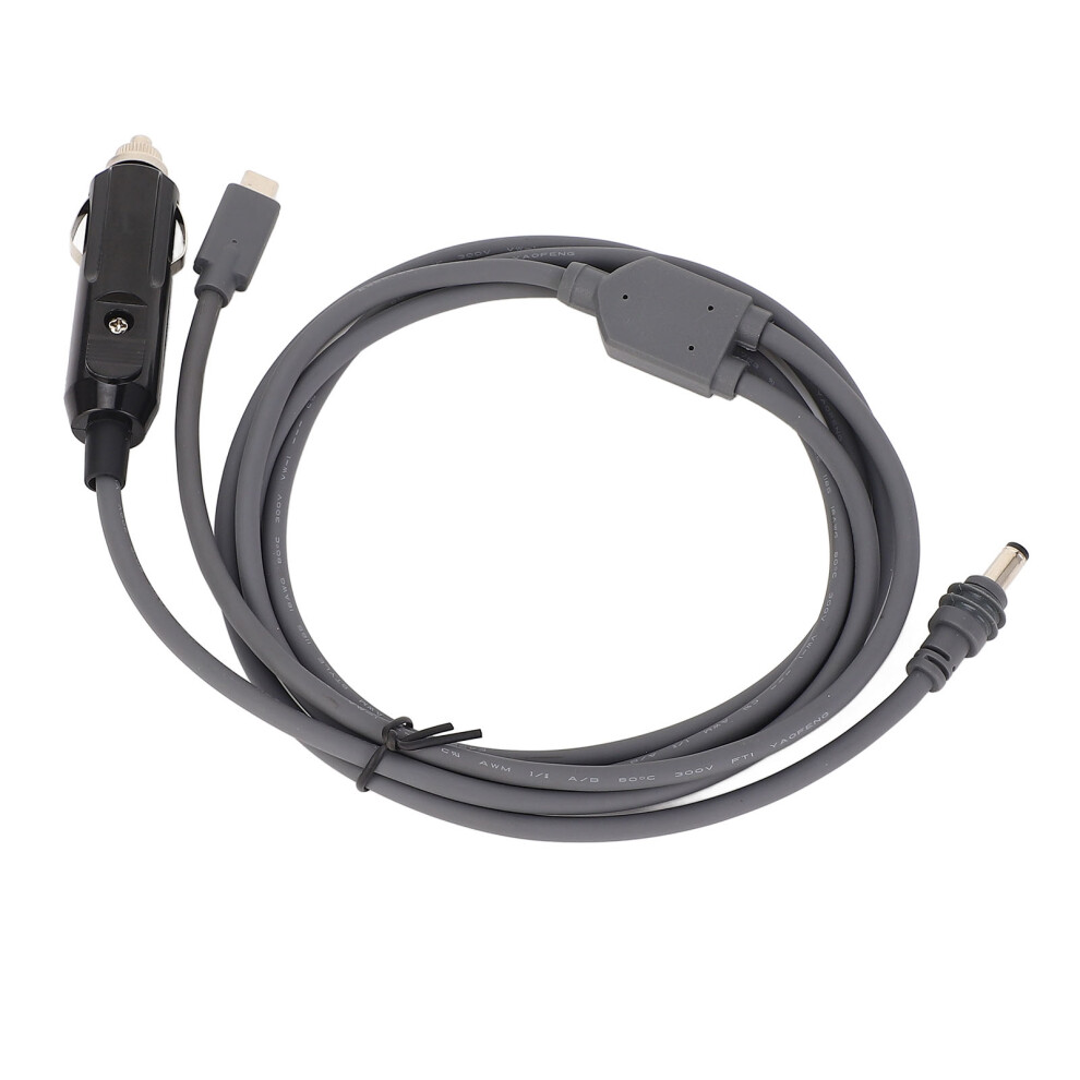 2 In 1 Power Cable For Mini Dish Antenna Usb C And Cigar Lighter Adapter To Dc 5.5X2.1mm Power Cord 8781325127062
