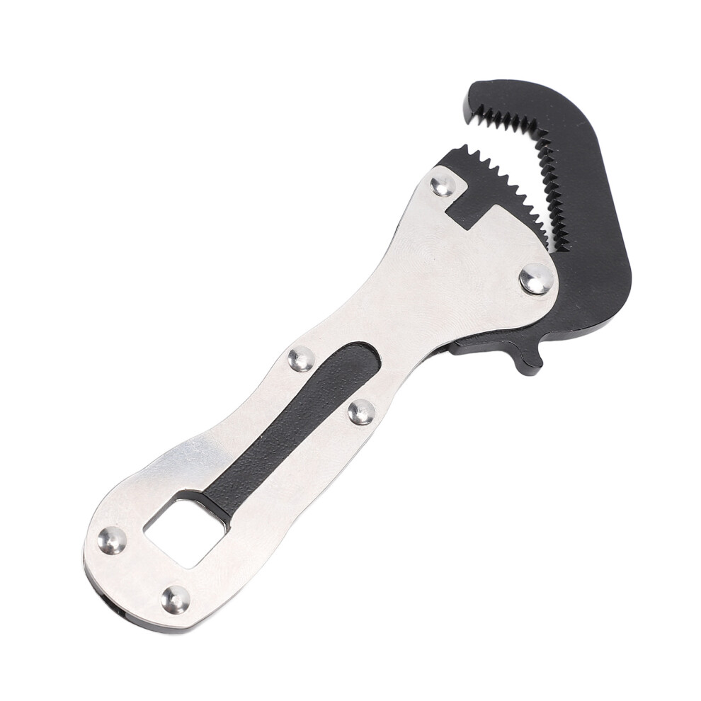 Auto Adjusting Pipe Wrench Steel Compact Ergonomic Handle Multifunctional For Auto Repair Home Maintenance 4621325126860
