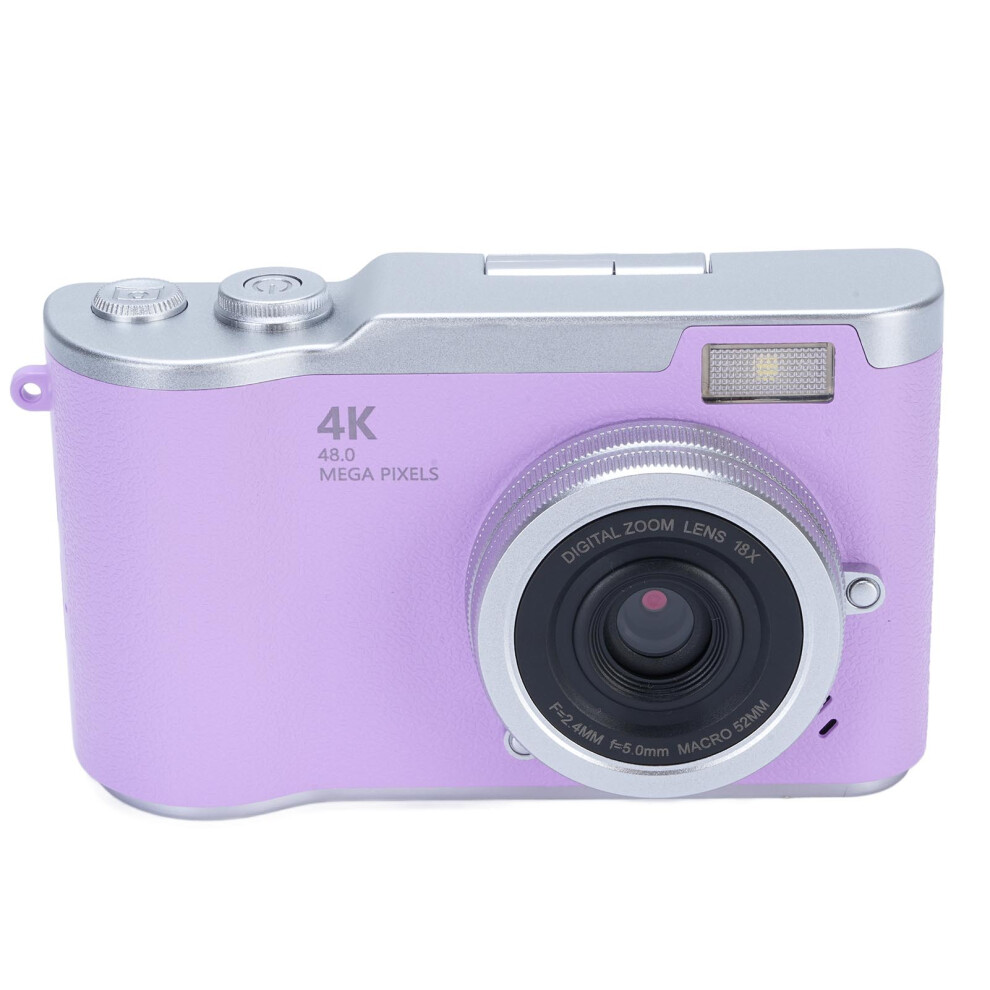 Digital Photography Camera 1080P 48Mp 2.4 Inch Hd Display 8X Electronic Zoom Video Camera Purple 3481325127592