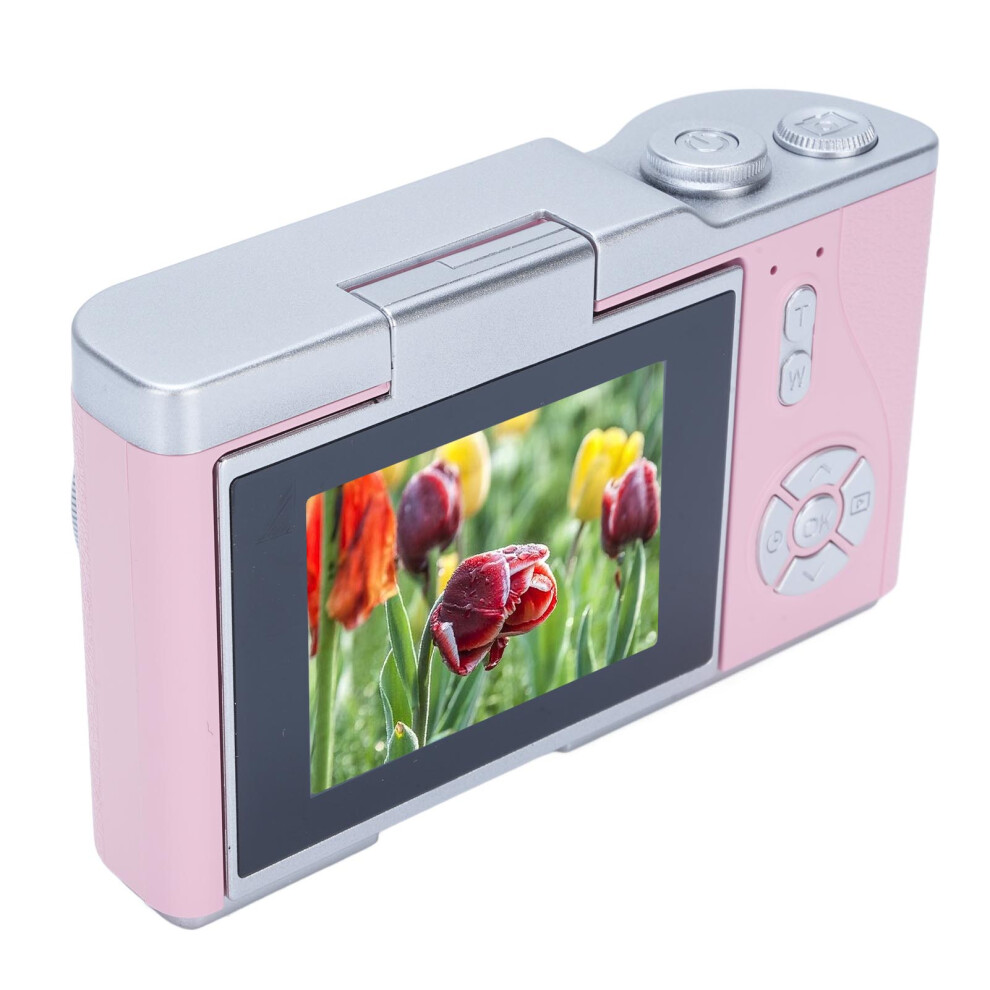 Digital Photography Camera 1080P 48Mp 2.4 Inch Hd Display 8X Electronic Zoom Video Camera Pink 4991325127618