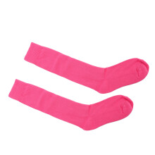 1 Pair Fencing Socks for Epee Sabre and Foil Cotton Breathable Knee High Fencing Stockings with 3D Heel for Training Competition Pink L