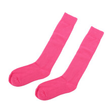 Rosa Baumwoll-Gleitsocken für Degen, Säbel, Florett, atmungsaktiv, kniehoch, M