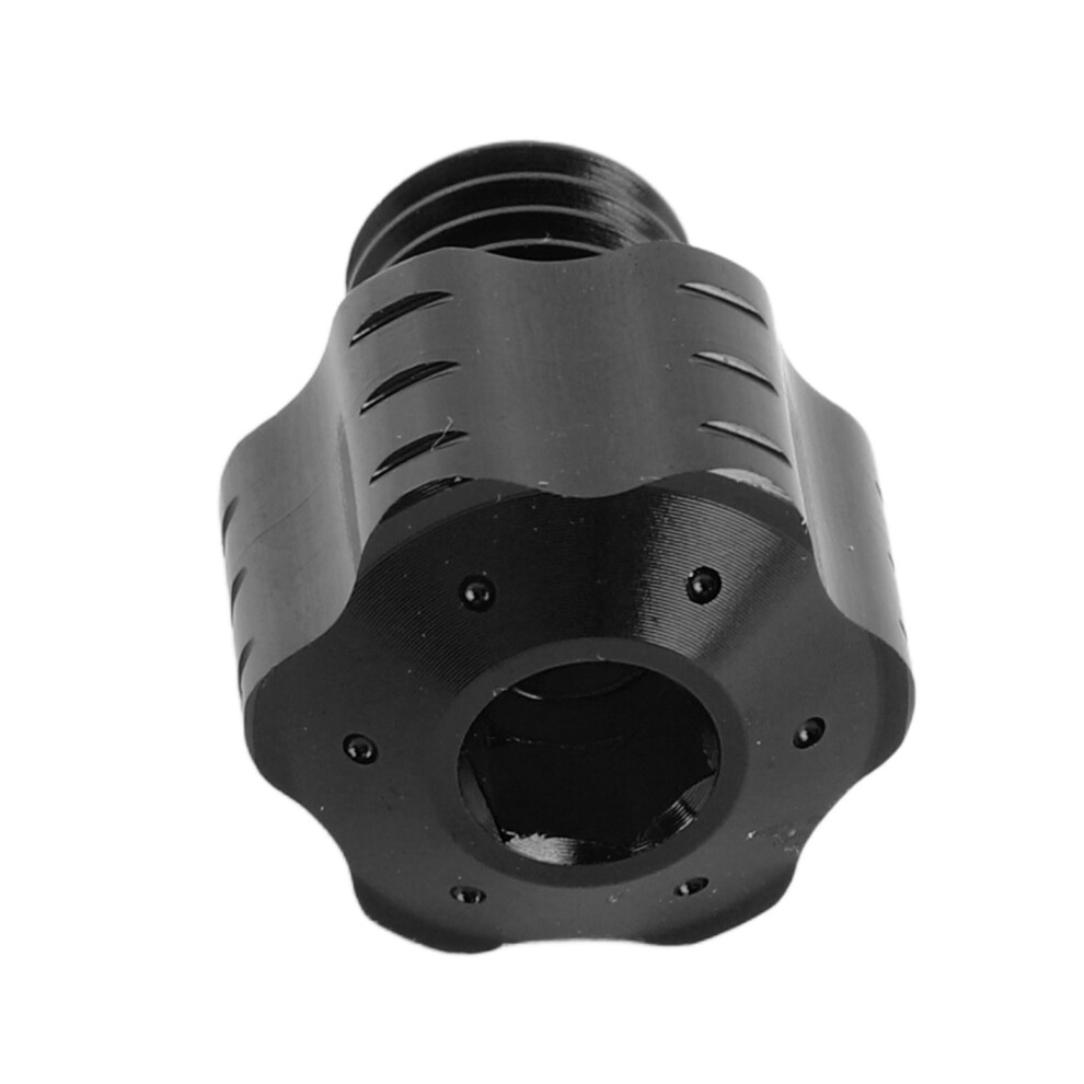 2 Pcs Motorcycle Rear View Mirror Hole Plug 10Mm Reverse Thread Aluminium Alloy Mirror Hole Screws Bolts Black 9441325130965