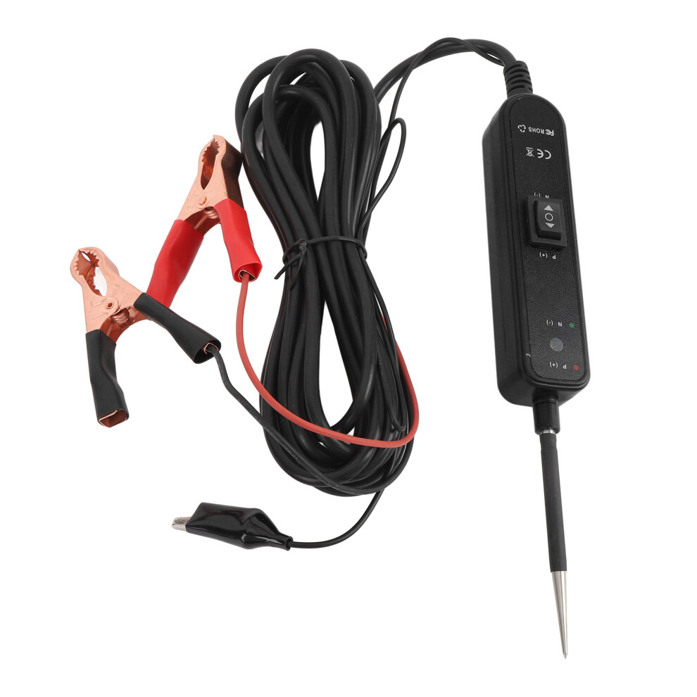 Dc6 To 24V Car Electrical Circuit Tester 7A Break Current Short Circuit Protection Power Circuit Probe Tester For Automotive Black 8071325131016