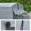 SoBuy SDA11-SIL Abdeckplane 120x176x163cm 7