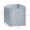 SoBuy SDA11-SIL Abdeckplane 120x176x163cm 5