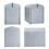SoBuy SDA11-SIL Abdeckplane 120x176x163cm 9