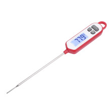 Digital Meat Probe Stainless Steel Food and Water Temperature Measurement Portable Kitchen Cooking Food Probe with LED Backlit Display