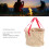 Faltbarer Eimerbehälter 20 L beige tragbar 3