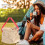 Faltbarer Eimerbehälter 20 L beige tragbar 4