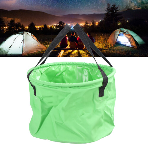 Faltbarer 20-Liter-grüner Eimer-Behälter-Becken