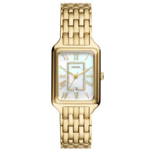 Fossil Dameshorloge ES5304 - Goudkleurig roestvrijstaal - Waterdicht 5 ATM