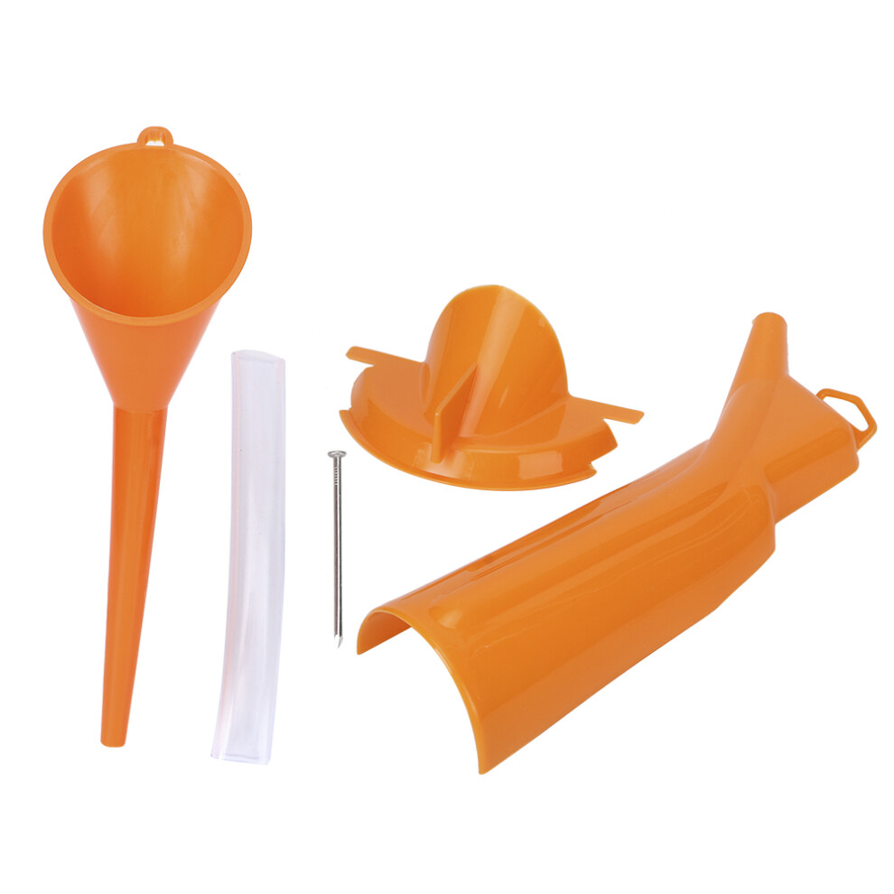 Okby Oil Filter Funnel -Motorcycle Drip-Free Oil F Black/Orange 9037306159799