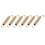 Vobor 6pcs Stainless Steel Muffler Exhaust Pipe Sp 10