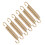 Vobor 6pcs Stainless Steel Muffler Exhaust Pipe Sp 4