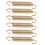 Vobor 6pcs Stainless Steel Muffler Exhaust Pipe Sp 6