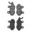 Vobor Motorcycle Brake Pads Compatible with Ka-wa- 11