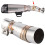 Exhaust Middle Pipe-Motorcycle Slip On Exhaust Mid 7