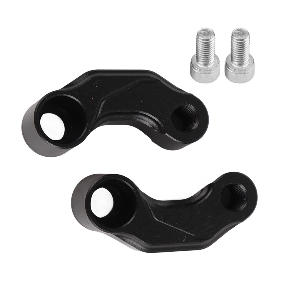 Vobor Motorcycle Mirror Riser Extension Bracket Ad Black 9037306158310