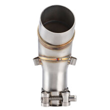 Exhaust Middle Pipe-Motorcycle Slip On Exhaust Mid