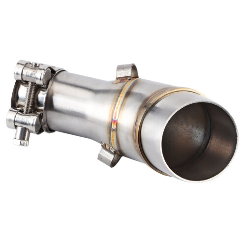 Exhaust Middle Pipe-Motorcycle Slip On Exhaust Mid 2