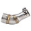Exhaust Middle Pipe-Motorcycle Slip On Exhaust Mid 11